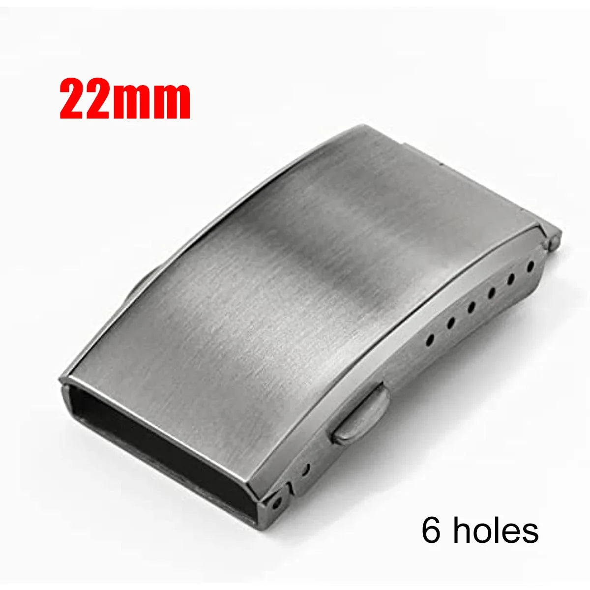 Watchdives Stainless Steel Watch Clasp – 16mm/18mm/20mm/22mm Folding Safety Milled Deployant Replacement Buckle