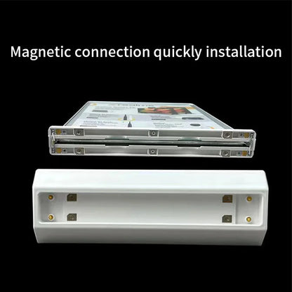 Ultra-Thin Rechargeable Double-Sided LED Light Box Display Stand – Tempered Glass Desktop Advertising Poster Frame for Bar & Shop