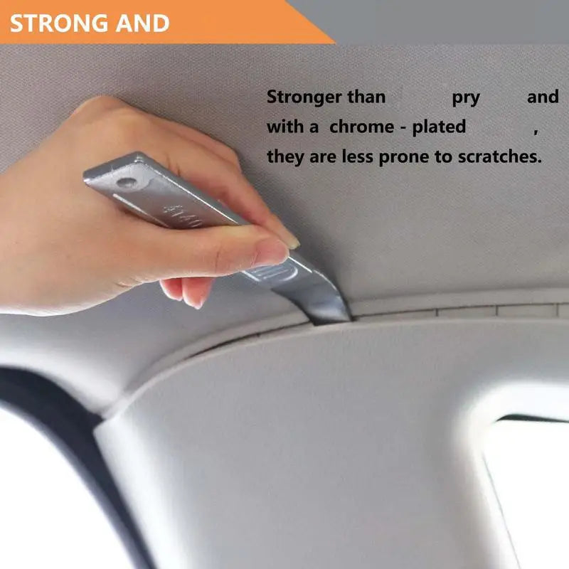 4140 Metal Pry Tool – Automotive Trim Removal Bar for Interior & Exterior Panels
