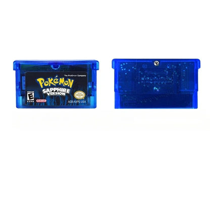Pokemon GBA Game Cartridge Series — Emerald, Ruby, FireRed, LeafGreen, Sapphire (No Manual)