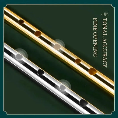 Miwayer Irish Tin Penny Whistle Flute C/D Key – 6 Hole Traditional Irish Music Instrument