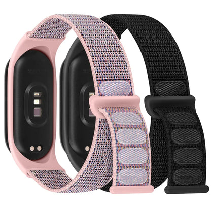 Nylon Loop Strap for Xiaomi Mi Band - Adjustable Sport Wristband Bracelet for Mi Band 3 4 5 6 7 8