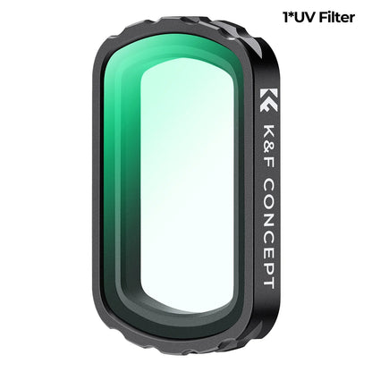 K&F Concept Filter Set for DJI Osmo Pocket 3 – UV, CPL, ND/PL, Black Mist, Star & 1.2X Wide-Angle Lens Effects