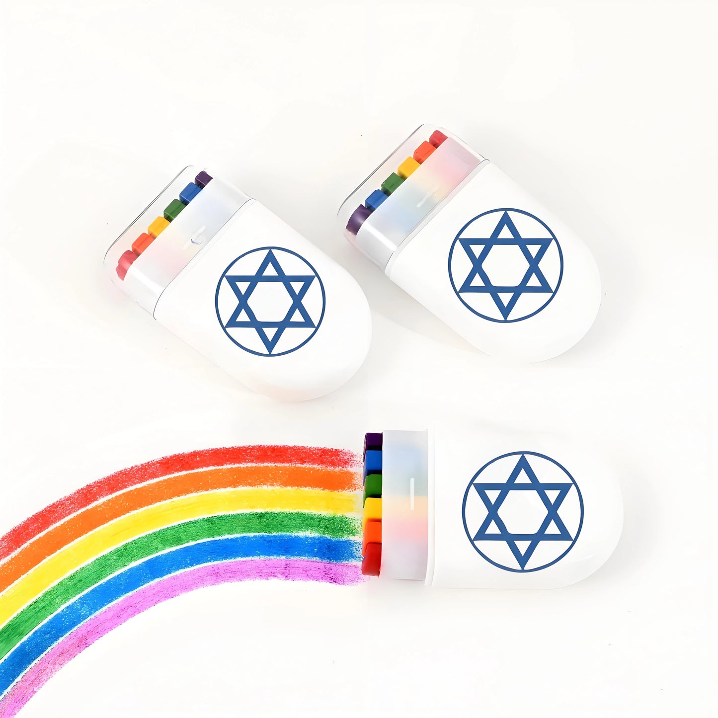 2/3pcs Rainbow Crayon Paint Set | Colorful Birthday Party Accessories & Family Costume Gift