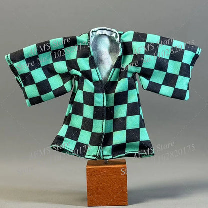 1/12 Scale Kamado Tanjirou Collectible Figure – Classic Plaid Jacket Cosplay Uniform 6-Inch Male Action Figure