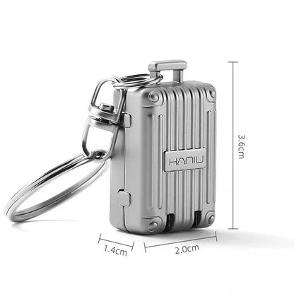 Exquisite Foldable Nail Clippers Keychain – Stainless Steel Fingernail & Toenail Manicure Trimmer