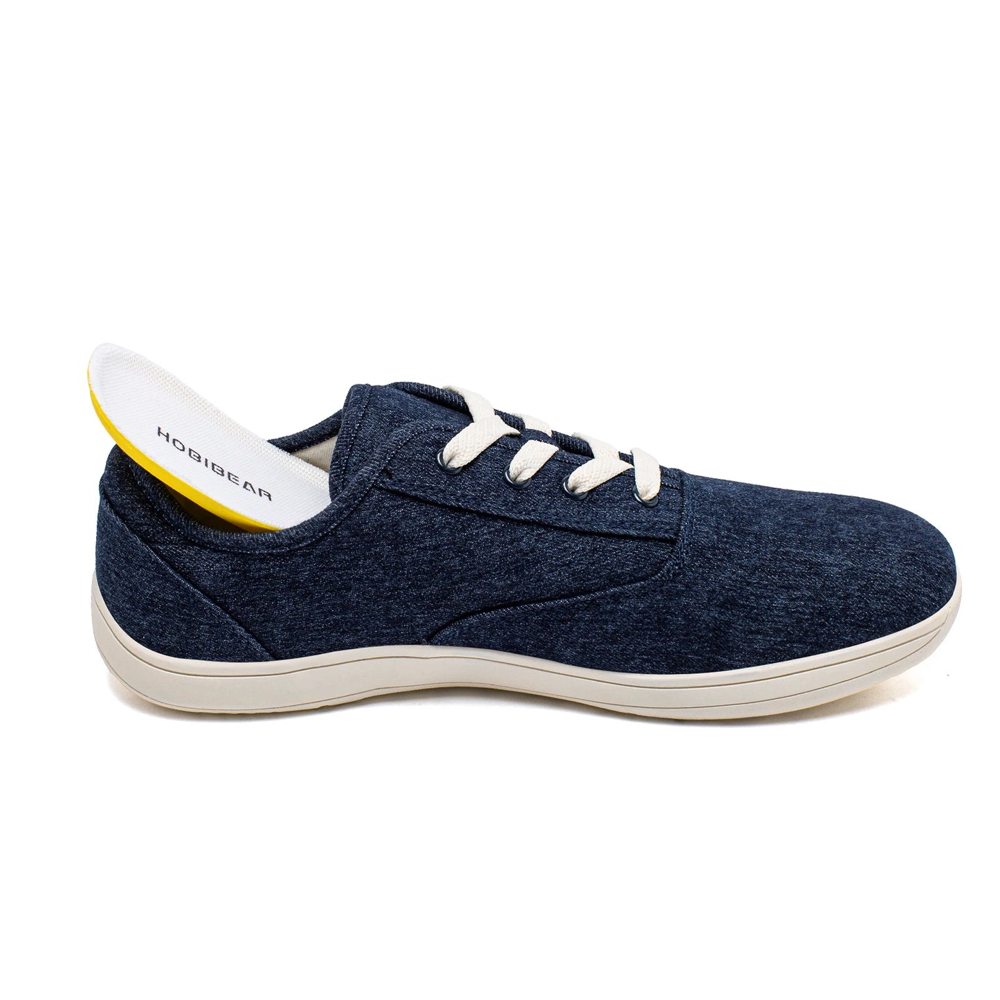 HOBIBEAR Men’s Barefoot Canvas Shoes – Minimalist Zero Drop Sneakers with Wide Fit