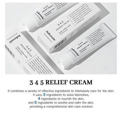 345 Relief Cream – Moisturizing & Soothing Care for Blemish-Free, Nourished Skin