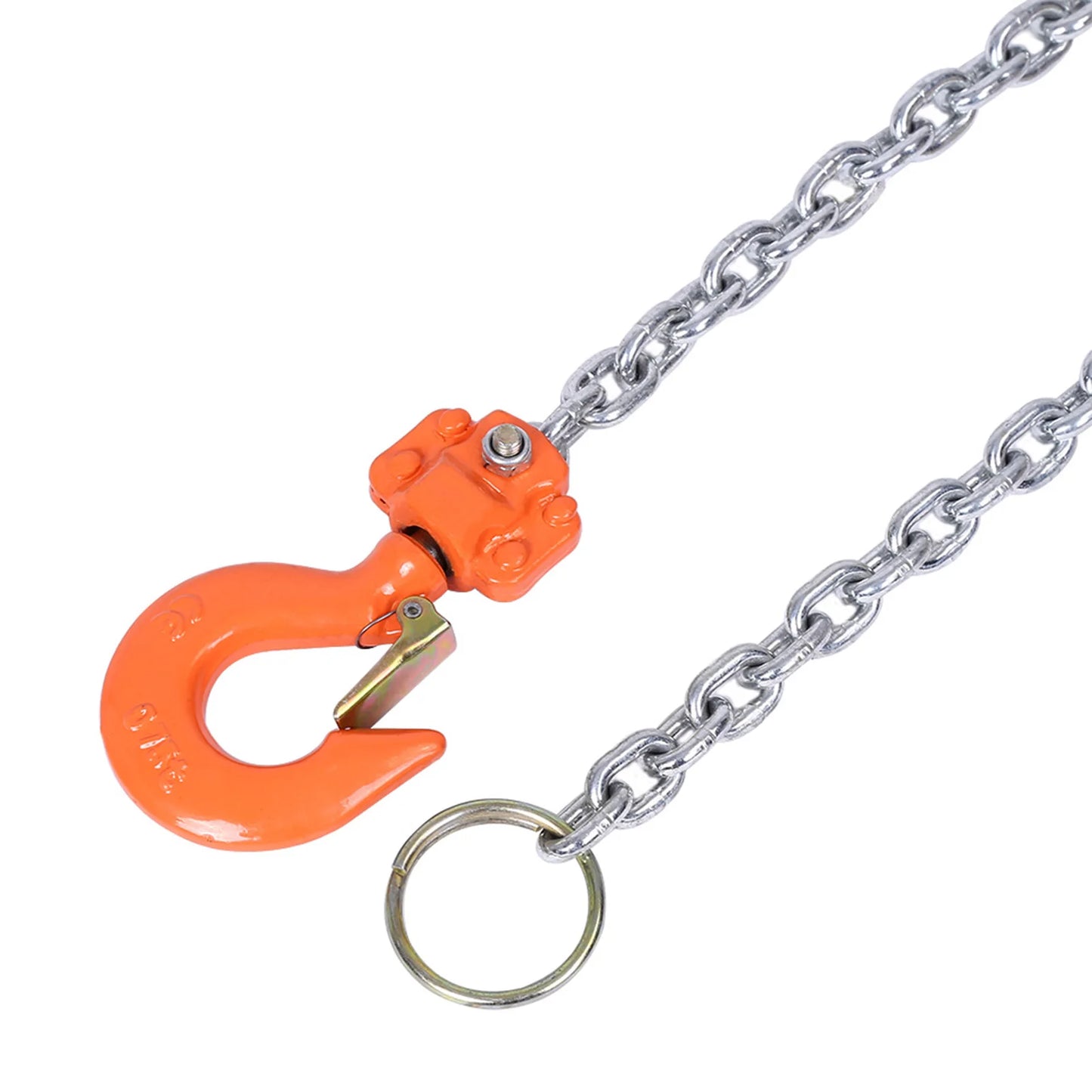 Orange 3T/3000kg Chain Block Hoist – Ratchet Lever Pulley Lifting System, 3m Length
