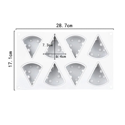 French Dessert 3D Lemon Silicone Mold – Cake, Brownie & Mousse Decorating Pastry Baking Tool