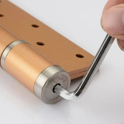 Adjustable Hydraulic Door Hinge - Silent Close Invisible Folding Hinge with Strong Load Capacity