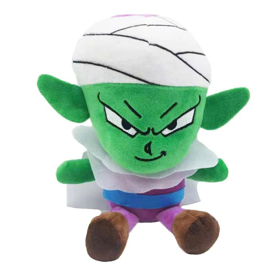 20cm Dragon Ball Anime Plush Toys - Super Saiyan Goku, Vegeta, Piccolo, Trunks and Gohan Stuffed Dolls