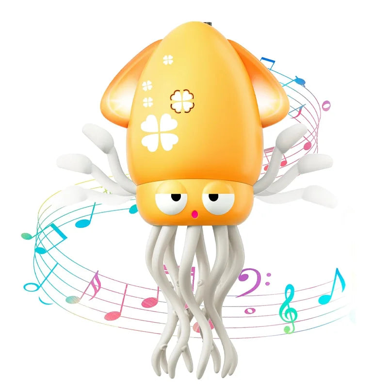 Magic Electric Dancing Octopus Toy – Interactive Light & Music Squid for Toddler Development, Kids Entertainment & Gifts