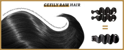 38 40 Inch Loose Body Wave Brazilian Hair Bundles – 1/3/4 PCS Water Wave Raw Human Hair Extensions, Black