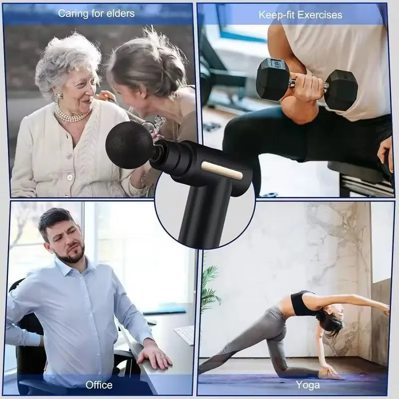 2026 Mini Massage Gun Vibrator – Silent Automatic Male & Female Sex Toy Masturbation Dildo Adult Gift