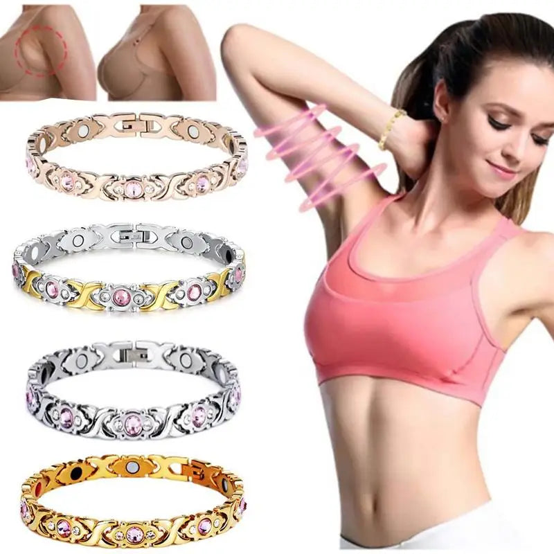 Weight Loss Magnetic Bracelet: Anti-Fatigue Therapy for Arthritis Pain Relief - Energy Jewelry Gift for Men & Women