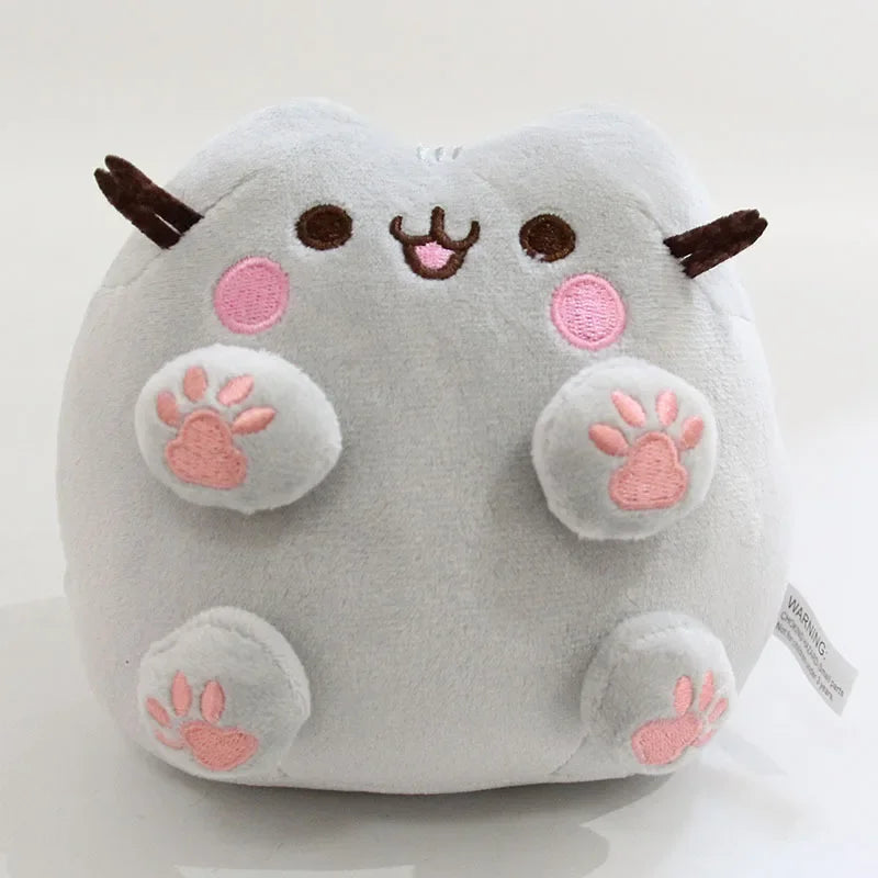 Pusheen Kawaii Cat Plush Toy - Cute Donut, Unicorn, Ice Cream, Pizza, and Cake Stuffed Animal for Gifts and Room Decor