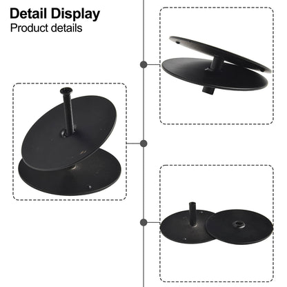 Metal Door Hole Cover Plate - 2-5/8" Door Knob & Deadbolt Hole Blocker