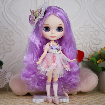 ICY DBS Blythe Doll 1/6 BJD Jointed Body — 30cm White Skin Anime Doll with Shiny & Matte Face, Special Price Gift Toy