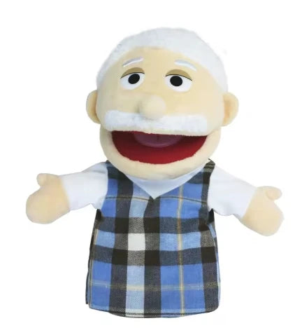 Sesame Street Plush Puppet Toys - Soft Stuffed Cartoon Figures for Kids Pretend Play & Collection