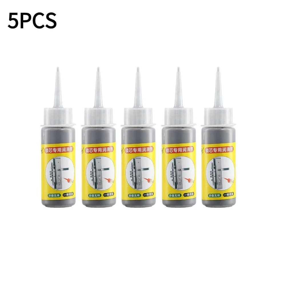 60ml Graphite Powder Lubricant - Natural Lock Core & Keyhole Lubricant for Windows, Keys, Door Guides & Hinges