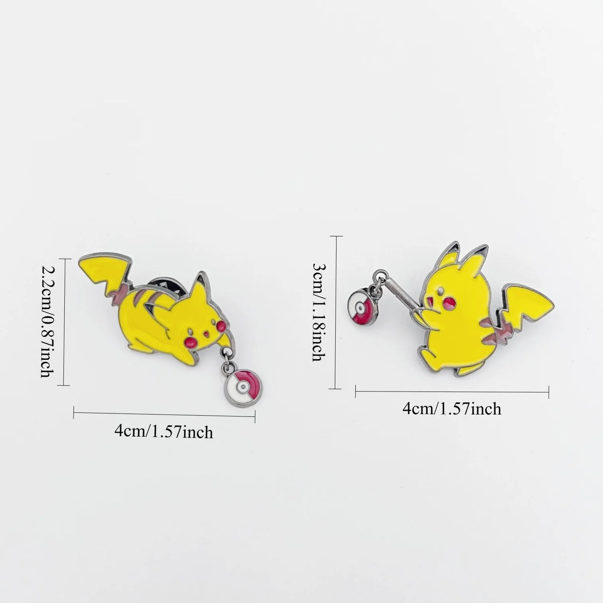 Cute Yellow Cartoon Animal Enamel Pin - Metal Dangle Charm Brooch for Backpacks, Clothing, Hats & Gifts