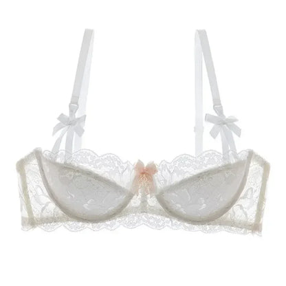 MOYISU French Romantic Lace Bra – Comfortable, Breathable & Sexy Slim Fit Underwear for Women