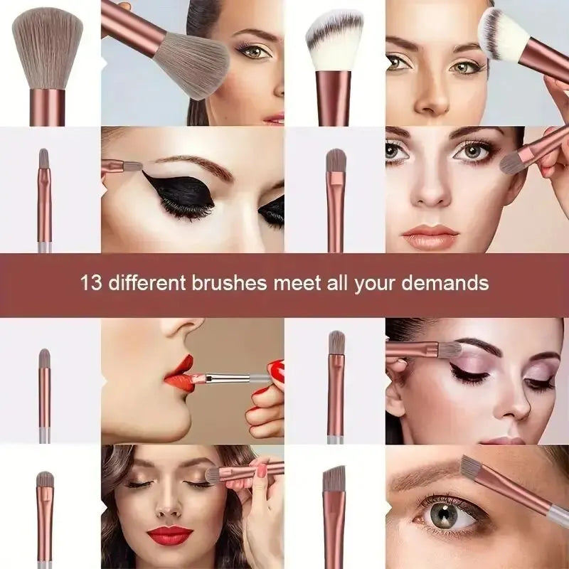 Professional Makeup Brush Set - Soft Fluffy Foundation Powder Eyeshadow Kabuki Blending Beauty Tools
