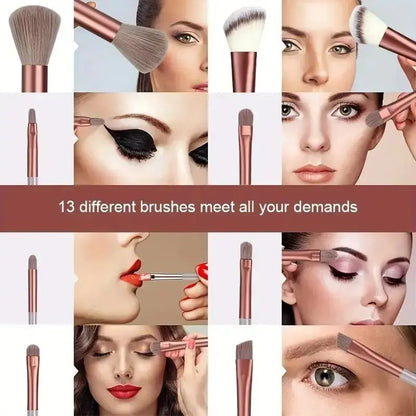 Professional Makeup Brush Set - Soft Fluffy Foundation Powder Eyeshadow Kabuki Blending Beauty Tools