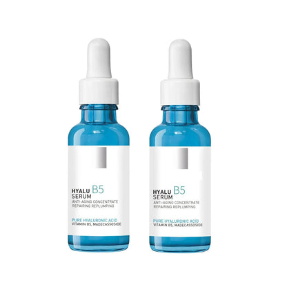 B5 Hyaluronic Acid Facial Serum - Anti-Aging Firming Moisturizer for Fine Lines, Dark Circles & Skin Brightening Care