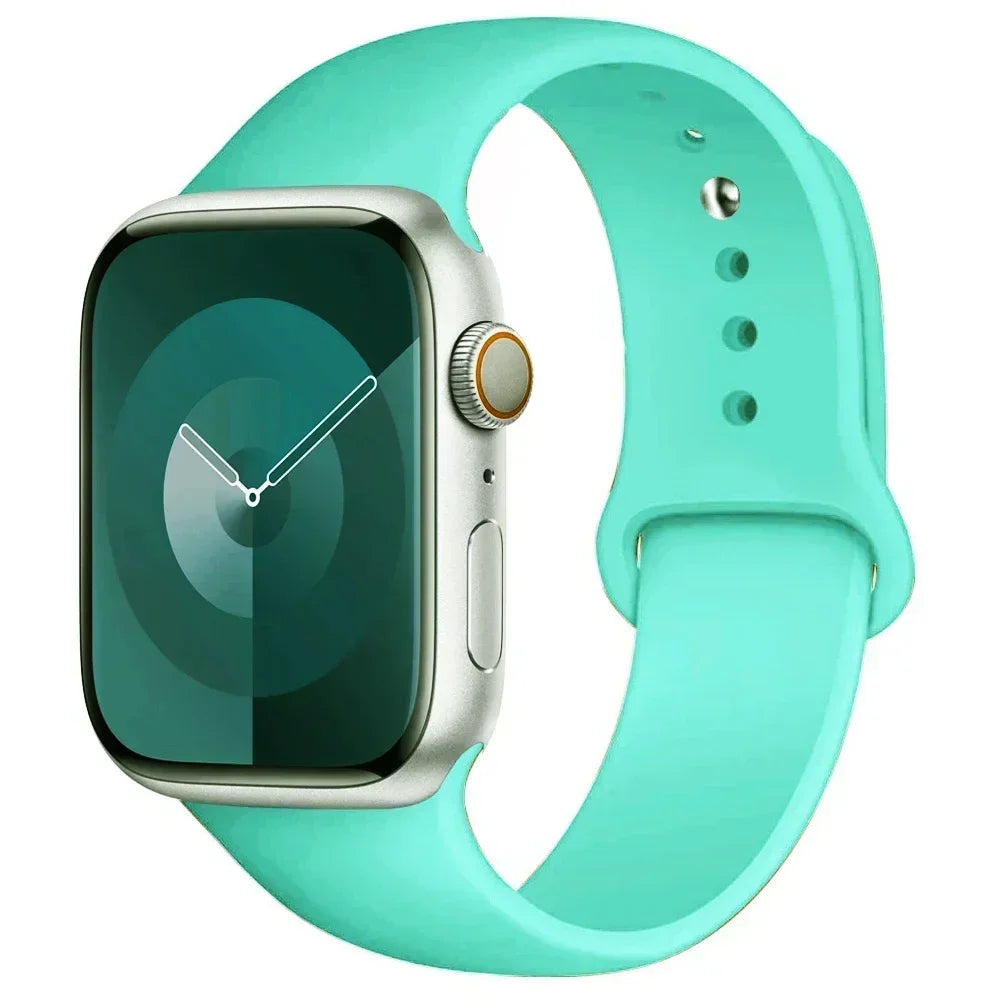 Silicone Sport Band for Apple Watch — Fits Ultra 2/3 & Series 11–SE (40–49mm)