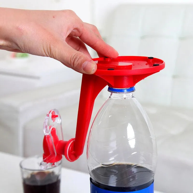 Creative Manual Pressurized Carbonated Beverage Maker – Portable Soda & Cola Dispenser, Upside Down Drink Carbonation Machine for Home & Travel