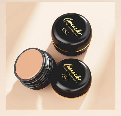 Waterproof Full-Coverage Concealer — Natural Finish Foundation for Tattoos, Scars, All Skin Tones & Types