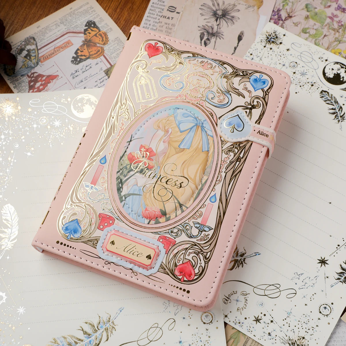 A5 Gothic Magnetic Buckle Notebook – Retro Art Creative Hand Ledger Journal Gift
