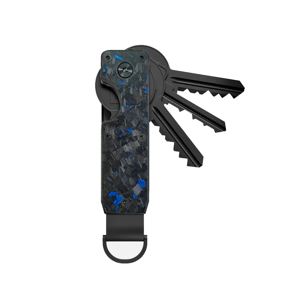 Compact Key Organizer – Minimalist Metal Key Holder for 2-6 Keys, Secure Keychain Case