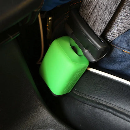Silicone Car Seat Belt Buckle Covers — Dustproof, Scratch-Proof Safety Buckle Protectors for Car Interior