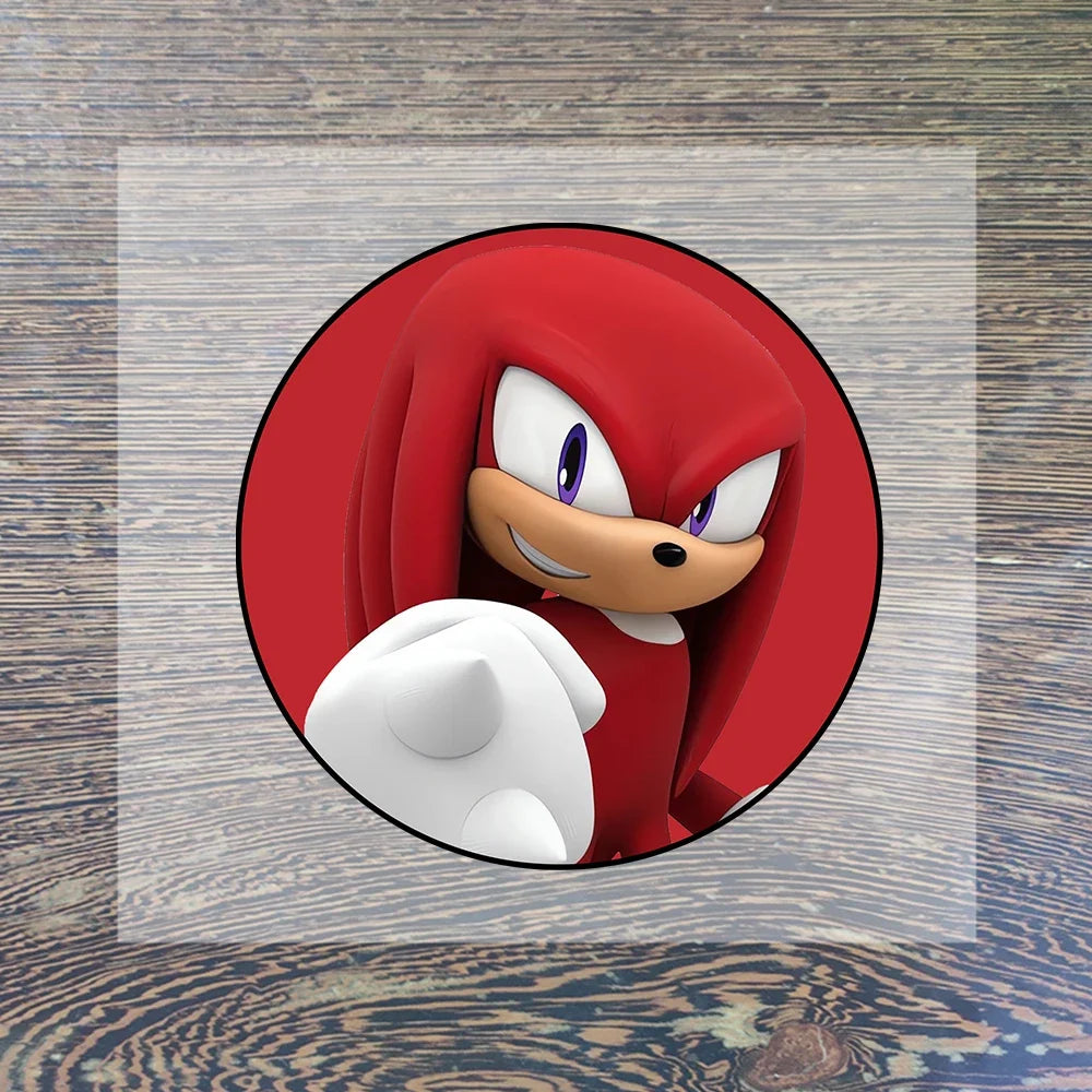 Sonic Cartoon Iron-On Patches – DIY Heat Transfer Anime Stickers for Clothing & Custom T-Shirts