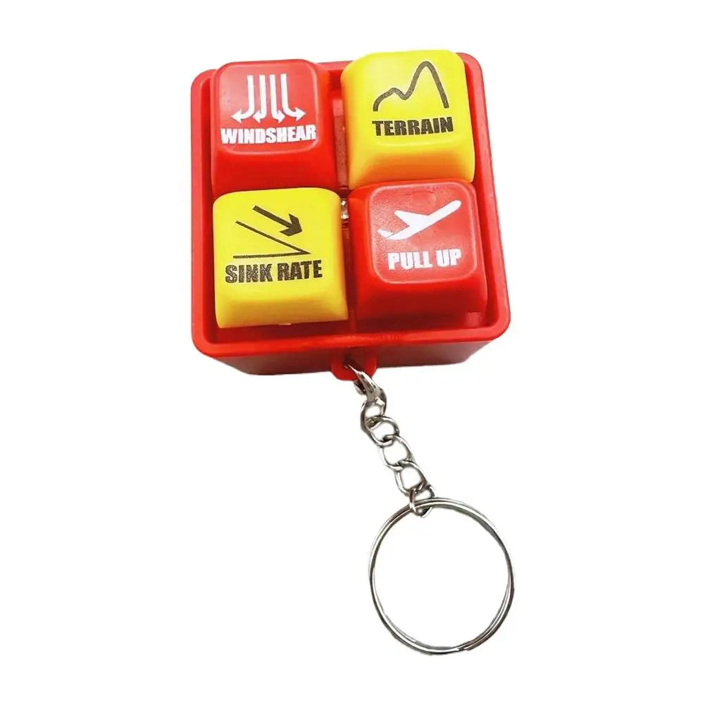 Boeing & Airbus Pilot Keychain – 737 EGPWS Warning Sound Simulator, Commercial Aircraft Car & Crew Gift