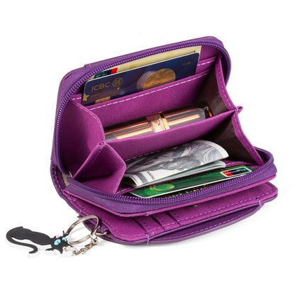 Caroline Cartoon Coin Purse - Cute Mini Wallet and Portable Card Holder for Everyday Use
