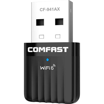 Comfast WiFi 6 USB Adapter – Mini Wireless Dongle Network Card for PC & Laptop 600Mbps