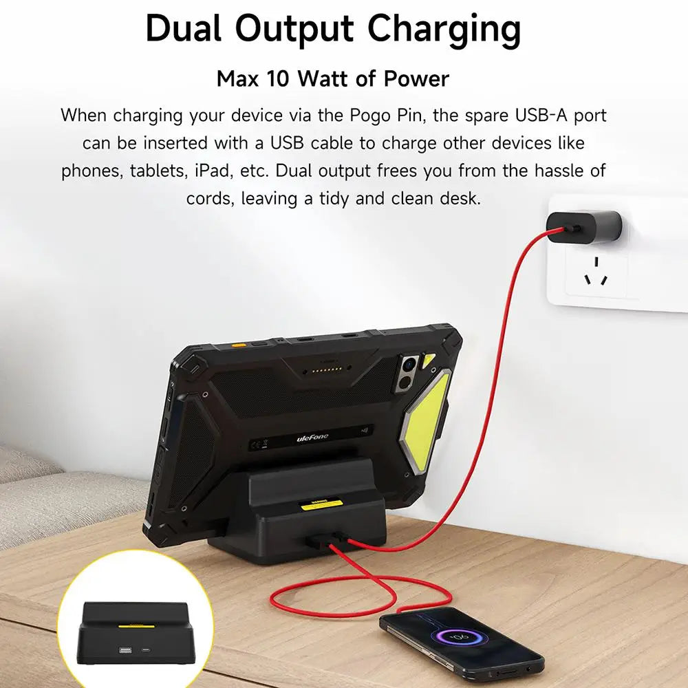 Ulefone Armor Pad 4 Series 10W Charging Dock - Desktop Mobile Phone Charger