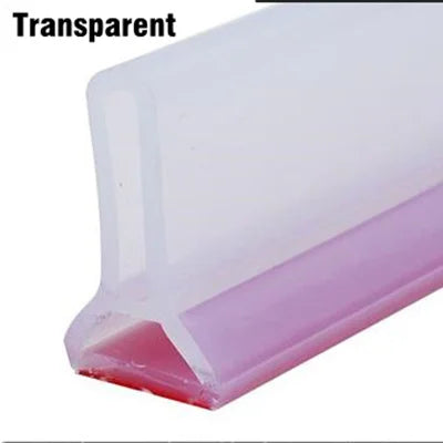 50mm Flexible Shower Water Dam - Bendable Bathroom Barrier for Wet-Dry Separation and Flood Prevention