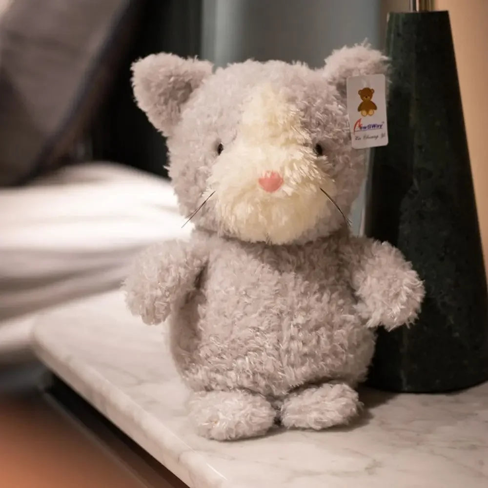 Kawaii Furry Plush Toys | Fox, Owl, Pig, Lamb, Chick & Duck Stuffed Animals for Kids & Adults