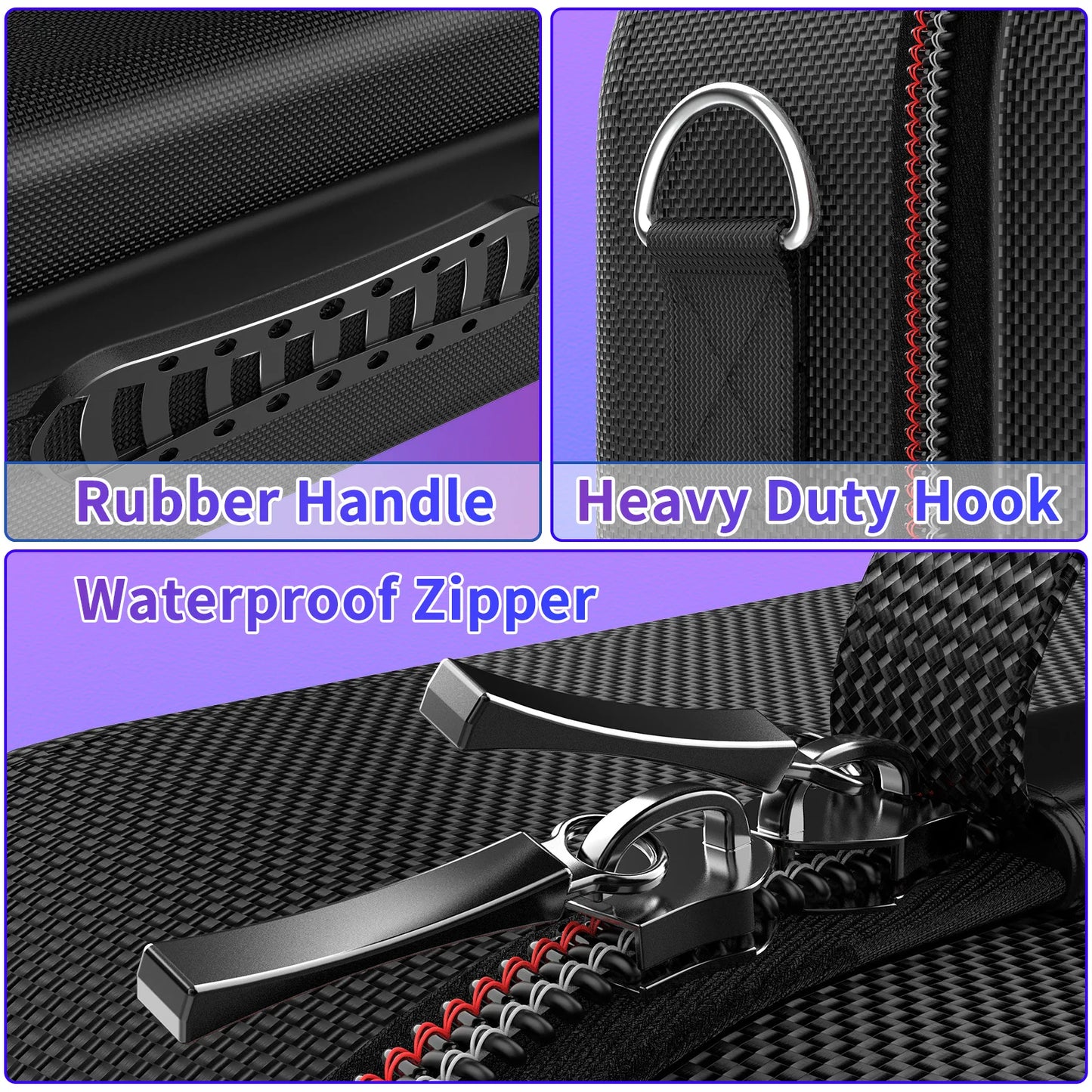 Steam Deck Carrying Case – Large Capacity Storage for Console & Accessories, Portable Case with Built-in Protection