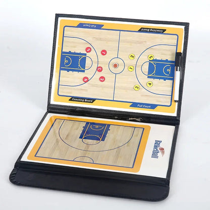 Folding Magnetic Basketball Coach Board – Portable Tactical Clipboard for Training & Game Strategy