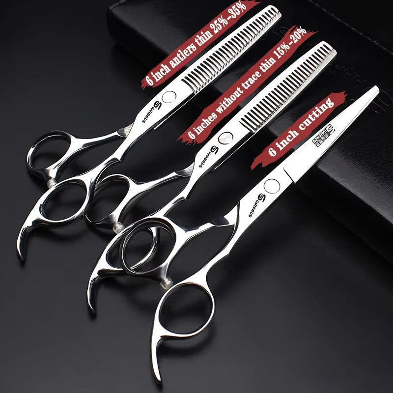 Professional Japanese Hair Cutting & Thinning Scissors – 6''/6.5''/7''/7.5'' Sharp Barber Shears for Salon & Home Use