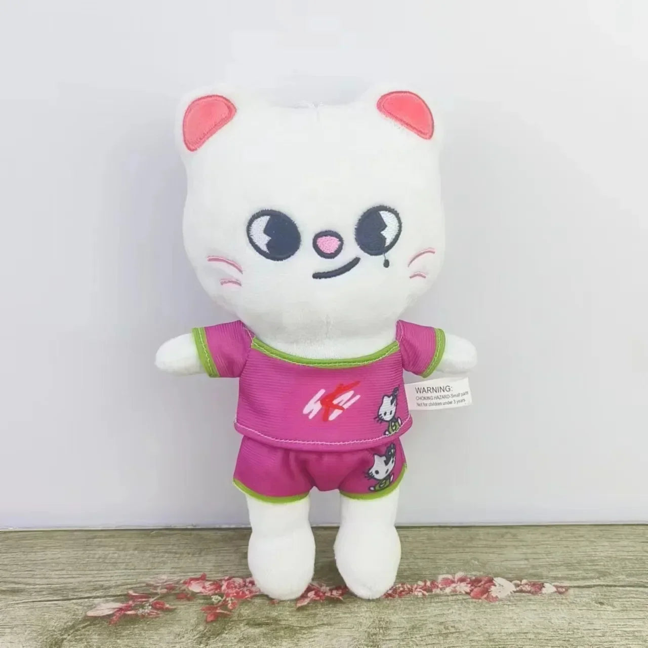20cm Kawaii Skzoo Plush Toy Set – 8pcs Cartoon Stuffed Animals for Kids, Room Decor & Gifts