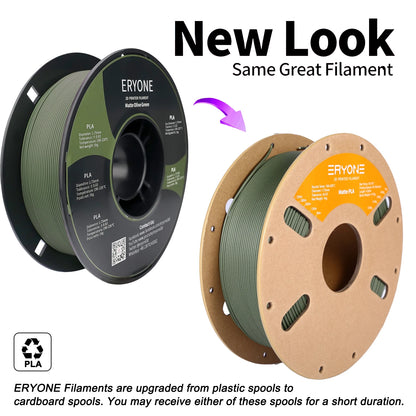 ERYONE Matte PLA Filament 1.75mm – 1KG High-Quality Spool for 3D Printing, Fast Shipping
