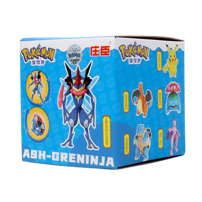 Pokemon Action Figures Set – Pikachu, Gengar, Dragonite, Snorlax & Pokeball Toys