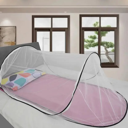 Outdoor Camping Mosquito Net – Foldable Portable Bed Tent for Family Picnics & Travel, No Installation Needed